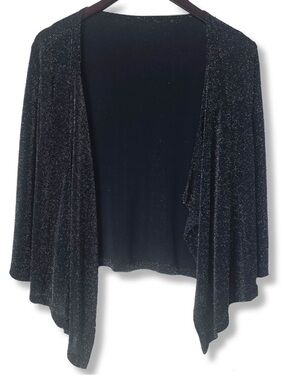 ONLY Black sparkle open shrug/cover-up | Medium
